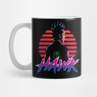 Karate Hawk 80s style Mug